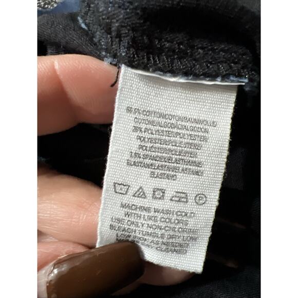 Free People Raw Hem High Rise Jegging Dark Blue Womens Size 30 - Picture 9 of 11